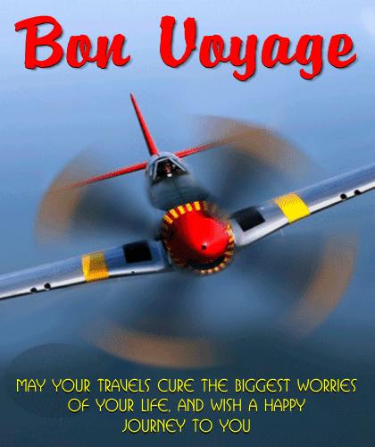 My Bon Voyage Card For You.