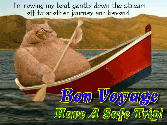 A Very Funny Bon Voyage Ecard.