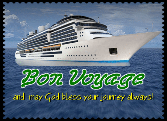 A Bon Voyage Card For Someone Leaving.