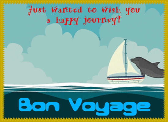 A Happy Bon Voyage Ecard.