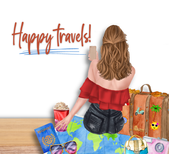 Happy Travels Card.