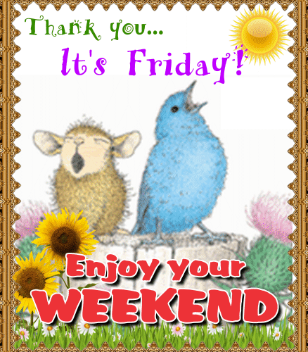 Thank You It’s Friday! Free Enjoy the Weekend eCards | 123 Greetings