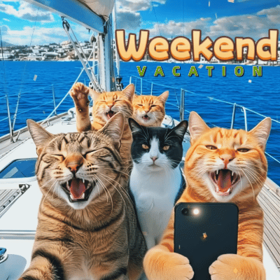 A Weekend Vacation Card.