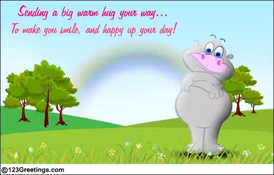 Sending Warm Hugs Across The Miles!