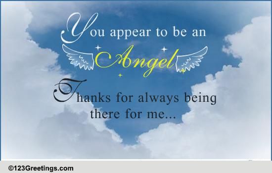 For An Angel Friend! Free Angel eCards, Greeting Cards | 123 Greetings