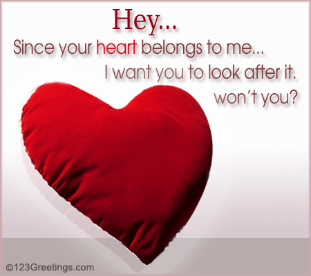 When Somebody's Heart Belongs To You.