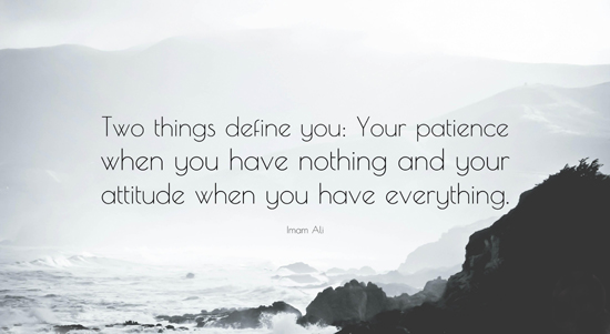 Two Things Define You...