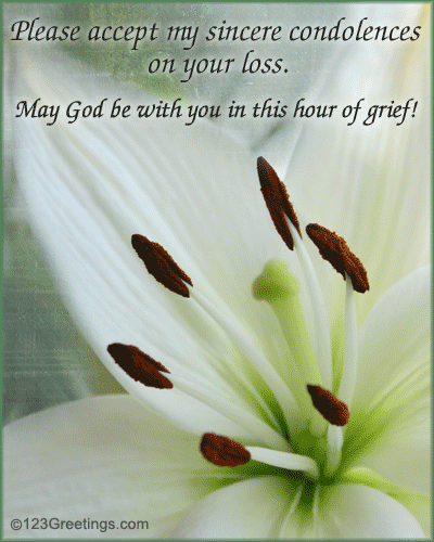 A Condolence Message. Free Sympathy & Condolences eCards | 123 Greetings