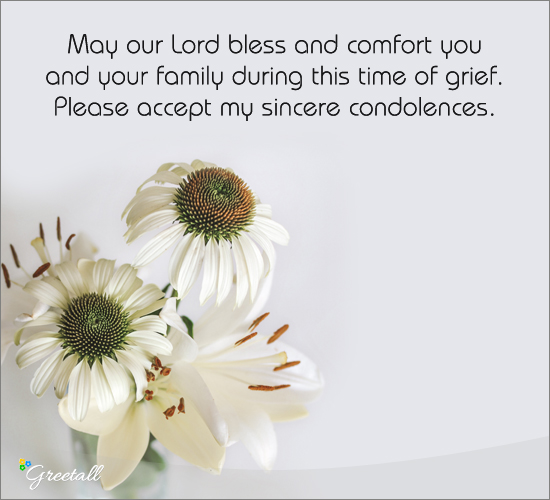 Accept My Sincere Condolences Free Sympathy Condolences ECards 123 