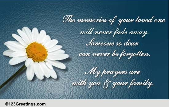 Memories & Prayers.