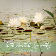 Sympathy For Loss With Water Lilies