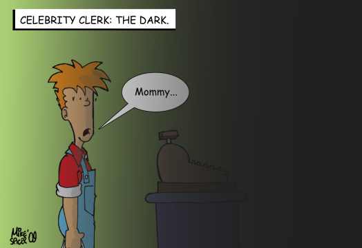 Celebrity Clerk  The Dark.