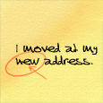 I've Got A New Address!