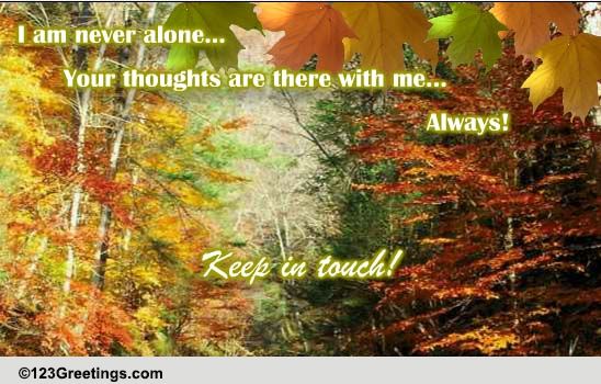 Your Thoughts Are With Me! Free Thinking of You eCards, Greeting Cards ...