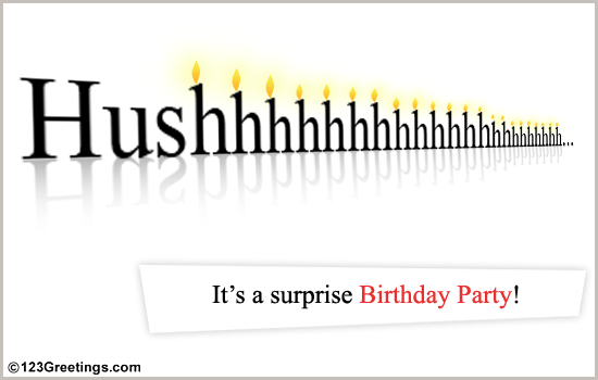 Surprise Birthday Party!