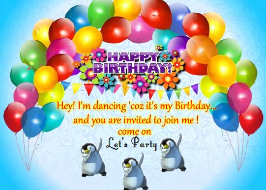 Dancing Birthday Party. Free Birthday Party eCards, Greeting Cards ...