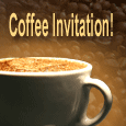 A Coffee Invitation Card.