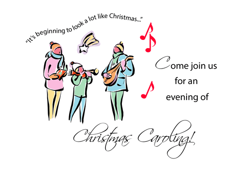 Invitation To Go Christmas Caroling!