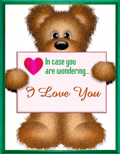 Cute Teddy Love Card.