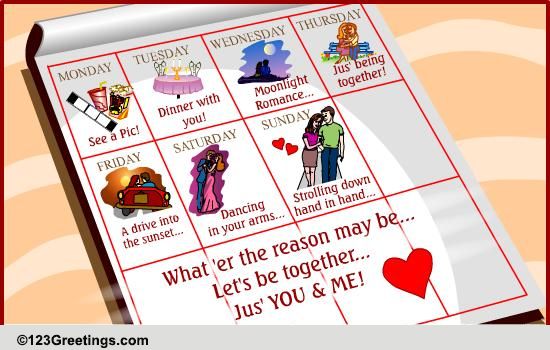 Jus' You And Me!