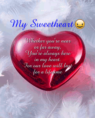 My Sweetheart...