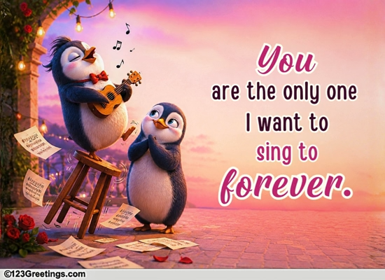 For The One Who Makes You Sing.