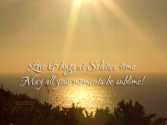 Love And Hugs At Solstice Time