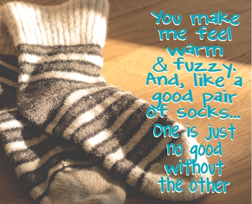 Warm Fuzzy Socks!