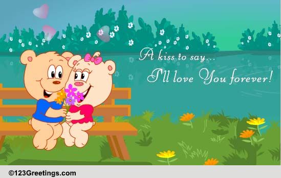 Send A Love Note With A Kiss!