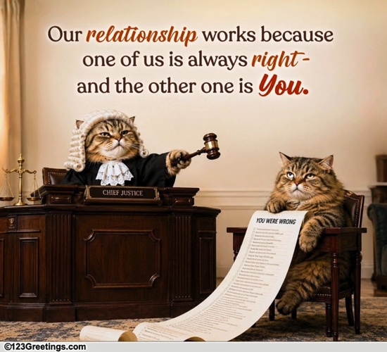 For Your Partner In Love And Arguments
