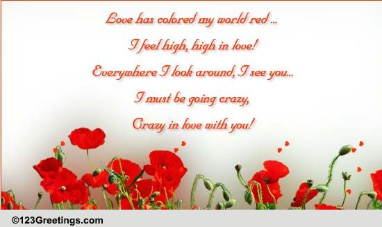 High In Love. Free Madly in Love eCards, Greeting Cards | 123 Greetings