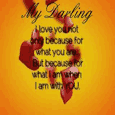For What You Are...
