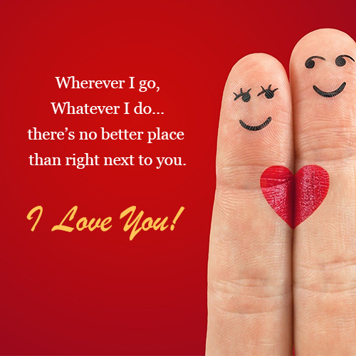 I Love You! Wherever I Go... Free I Love You eCards, Greeting Cards ...