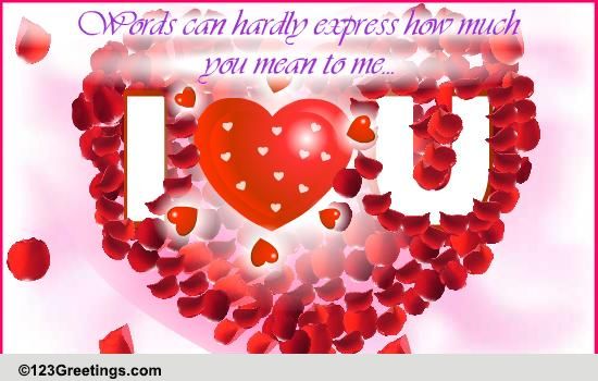 You've Touched My Heart... Free I Love You eCards, Greeting Cards | 123 ...