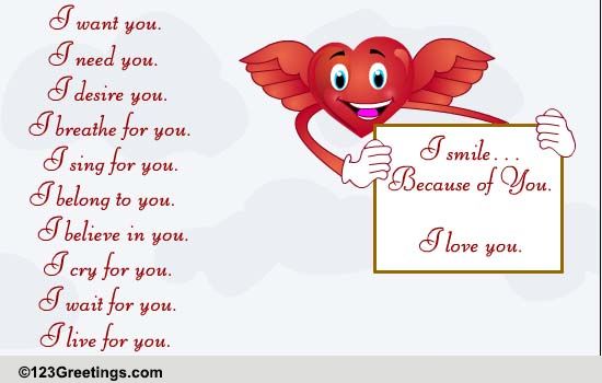 An Ecard For Your Dear One!