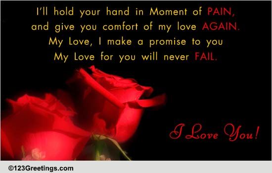 For A Love That Never Fails.