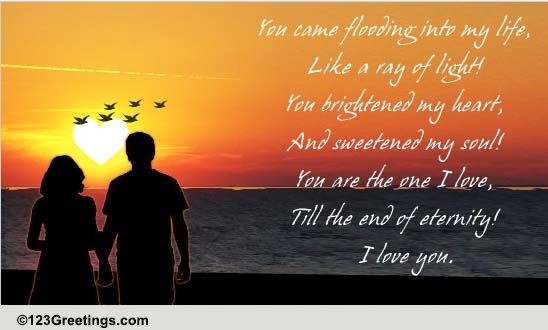 Ray Of Light... Free I Love You eCards, Greeting Cards | 123 Greetings
