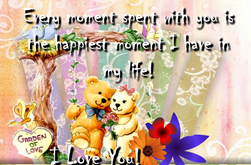 Happiest Moments In My Life! Free I Love You eCards