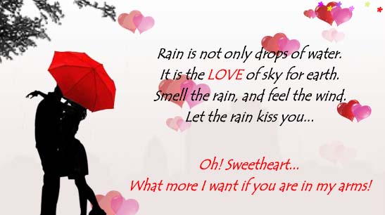 Let The Rain Kiss You... Free I Love You eCards, Greeting Cards | 123 ...
