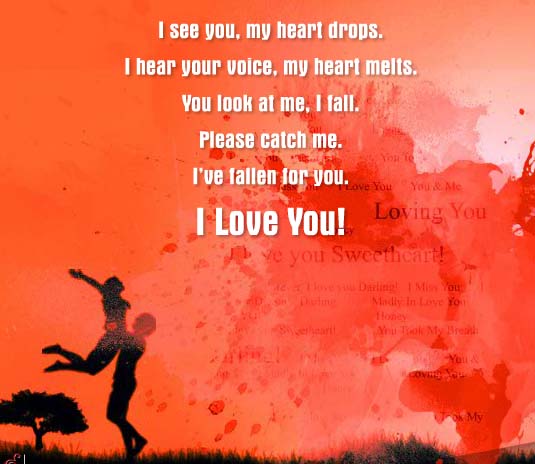 I’ve Fallen For You! Free I Love You eCards, Greeting Cards | 123 Greetings