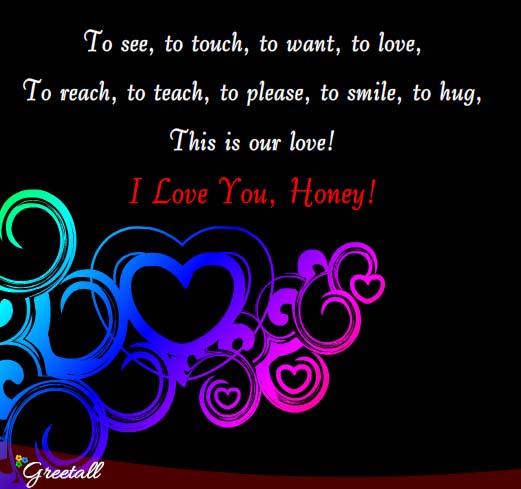 This Is Our Love, Honey! Free I Love You eCards, Greetings