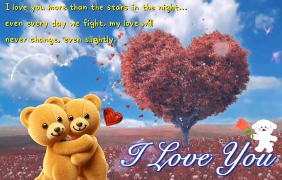 A Cute And Romantic Love Ecard For You. Free I Love You eCards | 123 ...