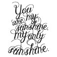 You Are My Sunshine My Only Sunshine.