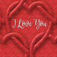 I Love You Linked Hearts.