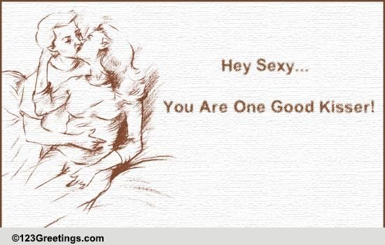 A Romantic Kiss Ecard!