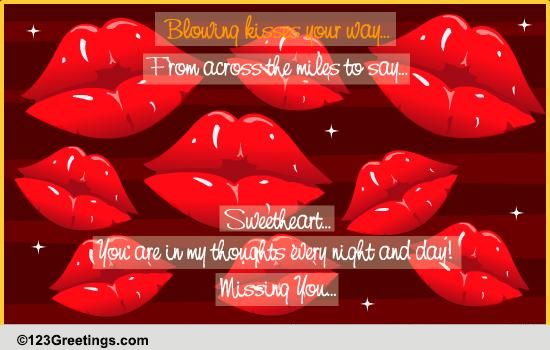 Blowing Kisses Your Way!