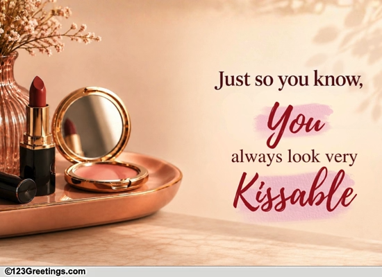 A Flirty Romantic Card For Her.