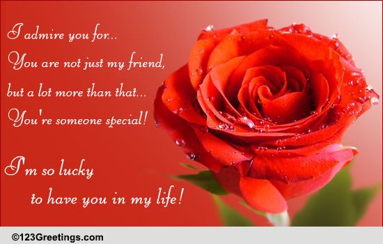 I'm So Lucky To Have You!