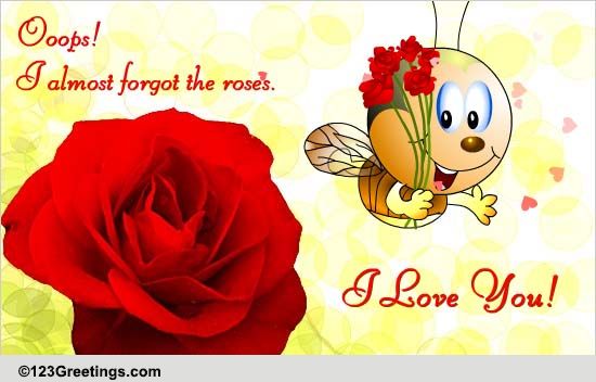 Shower Of Love With Roses.