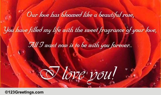 Love You Forever. Free Roses eCards, Greeting Cards | 123 Greetings